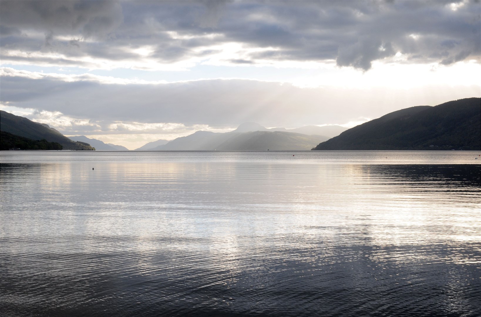 An unidentified movement on Loch Ness has been reported by visitors to the area.