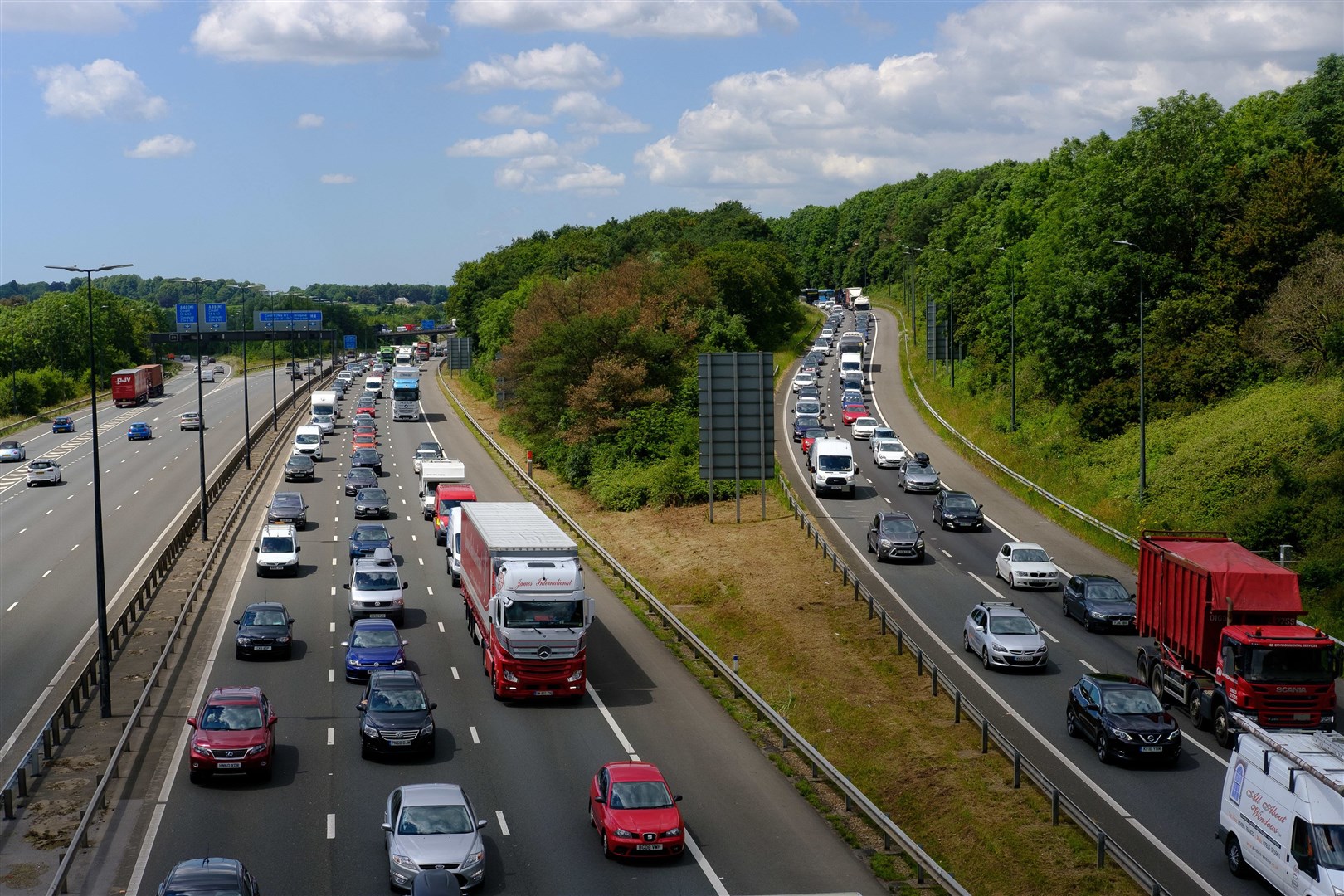 Drivers on the M4 often suffer from heavy congestion (Mark Lewis/Alamy/PA)
