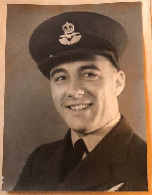 Flying Officer Colin Sutton received the DFM for a mission over Leipzig during World War II.