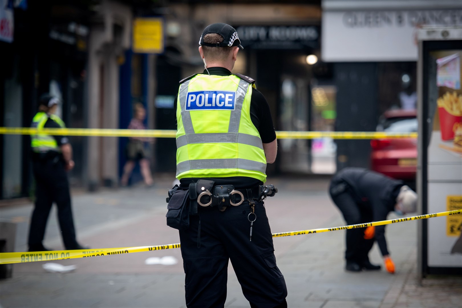 Police incident Lombard Street Inverness
