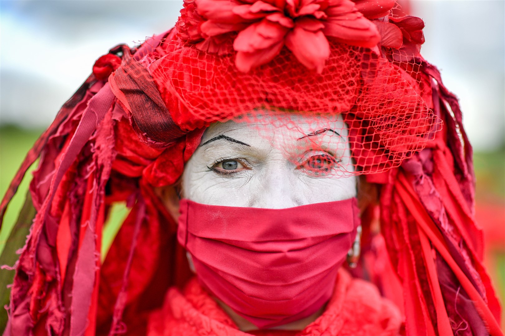 The group were part of a protest at Bristol Airport (Ben Birchall/PA)