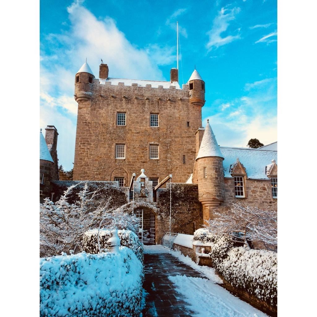 Cawdor Castle in winter