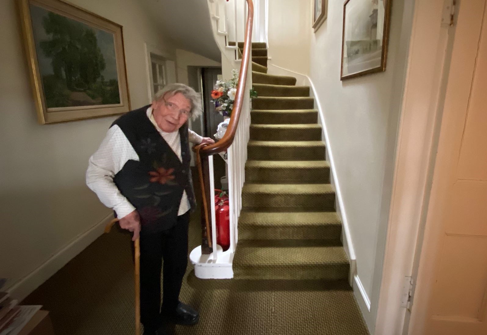 Margaret Payne at her home in Sutherland.