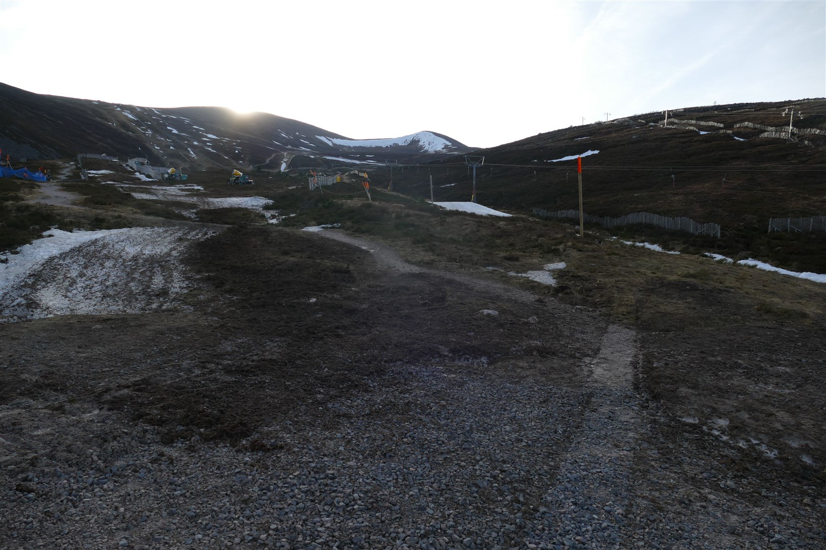 The search was conducted on the Cairngorms plateau above the ski area.