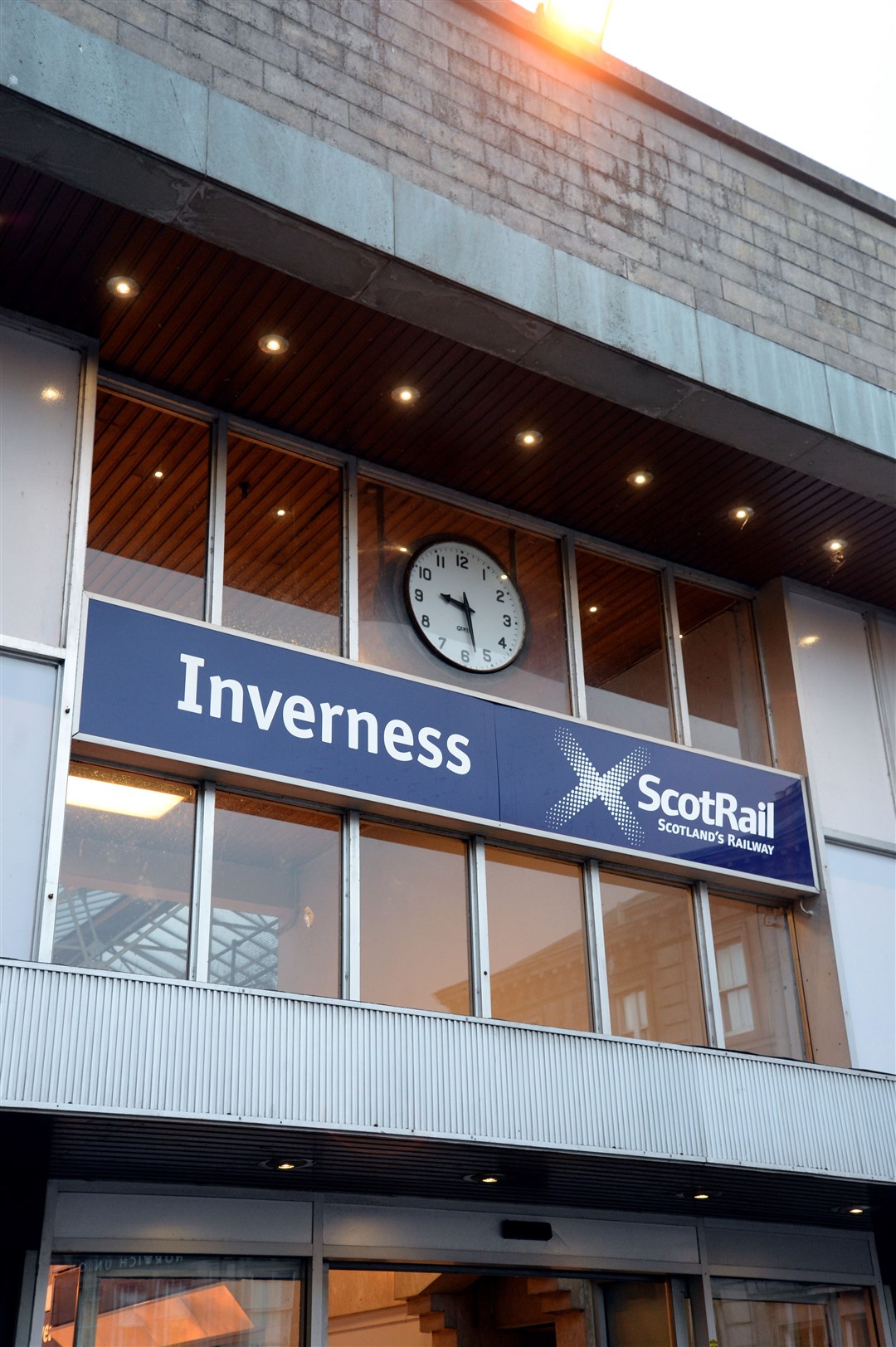 Inverness Railway Station.