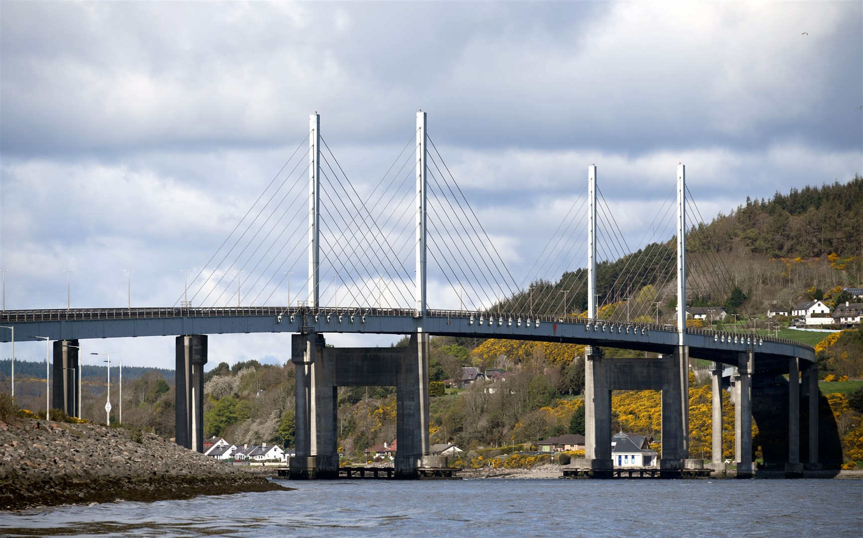 The Kessock Bridge was reopened after what was described as a police incident. Picture: James Mackenzie