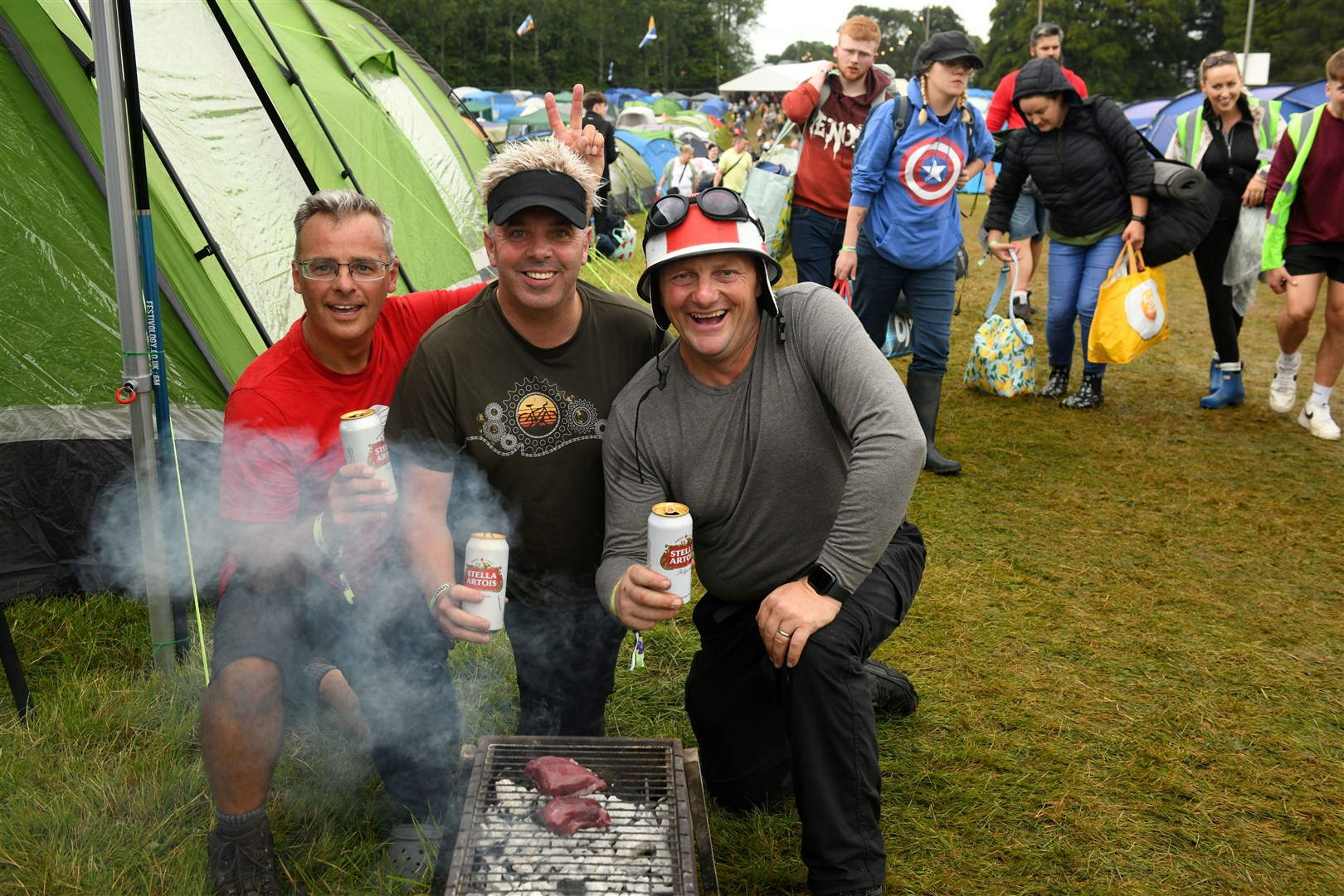 Stephen Fraser, Gary Erskine and David (Spanner) Nicol. Picture: James Mackenzie.