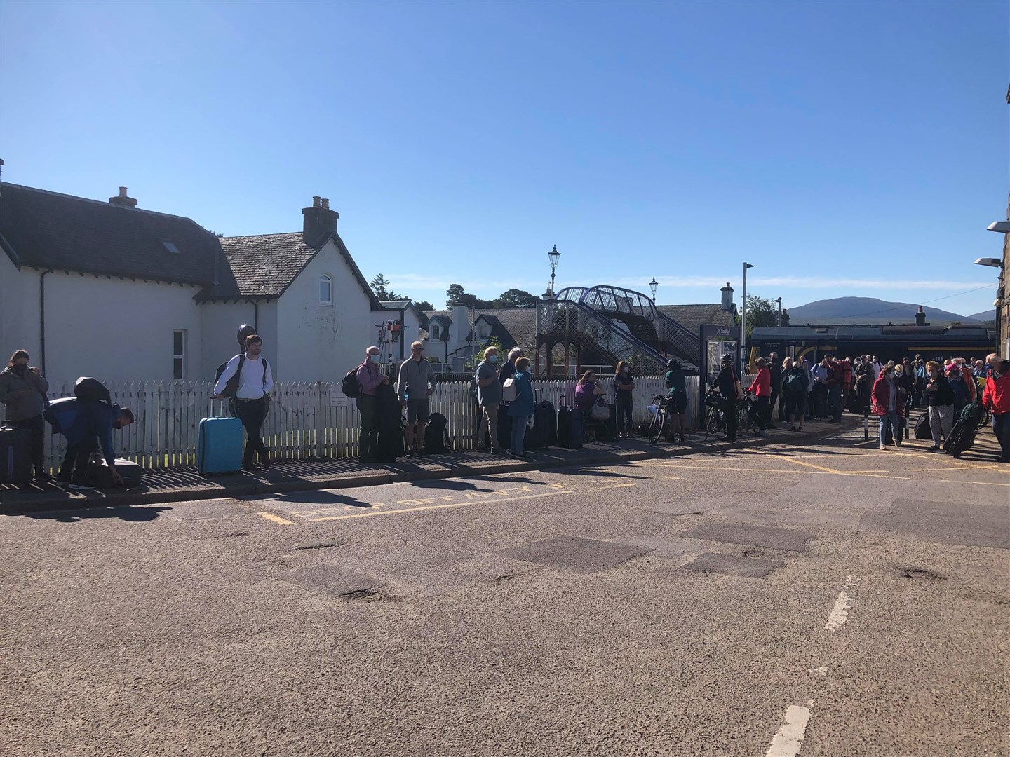 Sleeper service held up in Badenoch after alerts