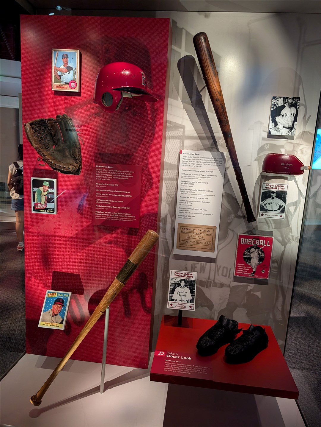 The nation's love affair with baseball is reflected in the history museum.Picture: Hector Mackenzie
