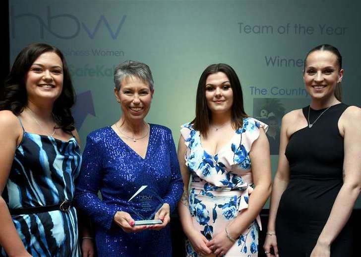 Katrina Sutherland (second left) was Businesswoman of the Year 2024 and The Country Spa was named Team of the Year in 2023.