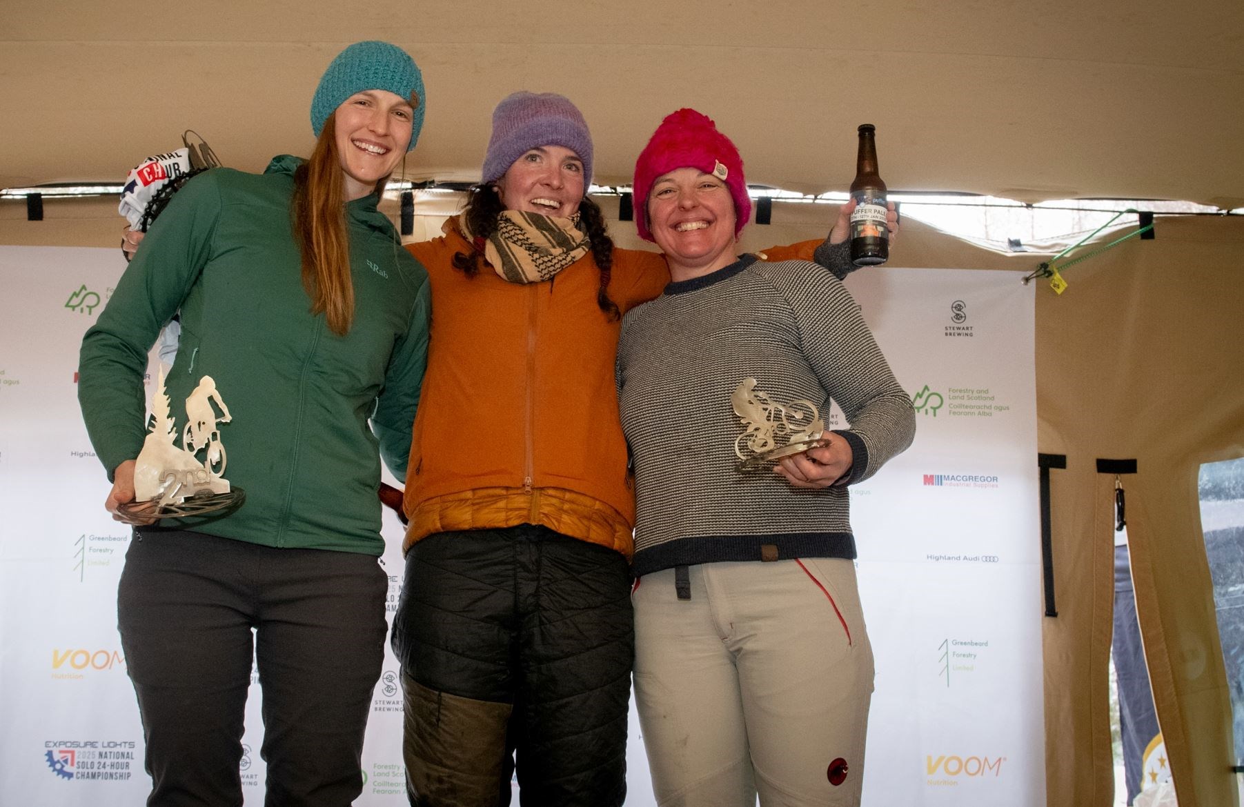Gail Brown, Kerry MacPhee and Emily Greaves. Picture: Callum Mackay.