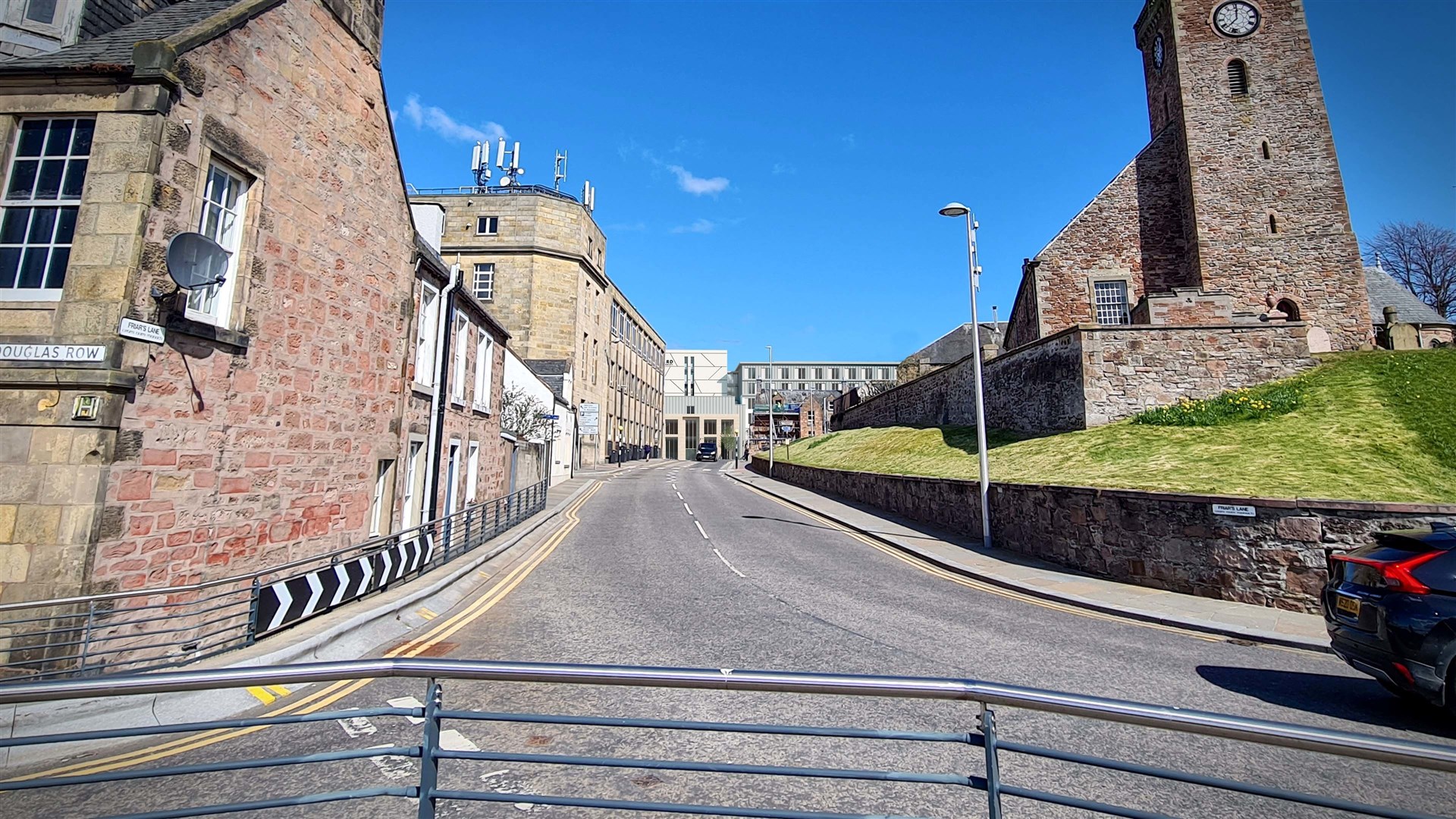 The redrawn proposal for a Courtyard By Marriott hotel at the Ironworks site on Academy Street