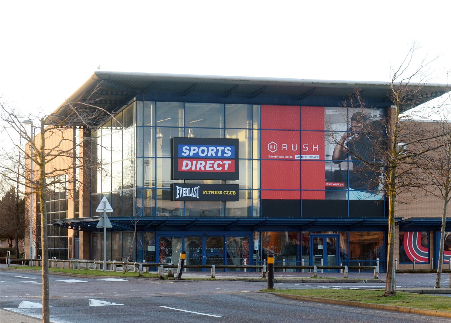 The existing Sports Direct and Everlast gym site at Inverness Shopping Park. Picture: Gary Anthony.