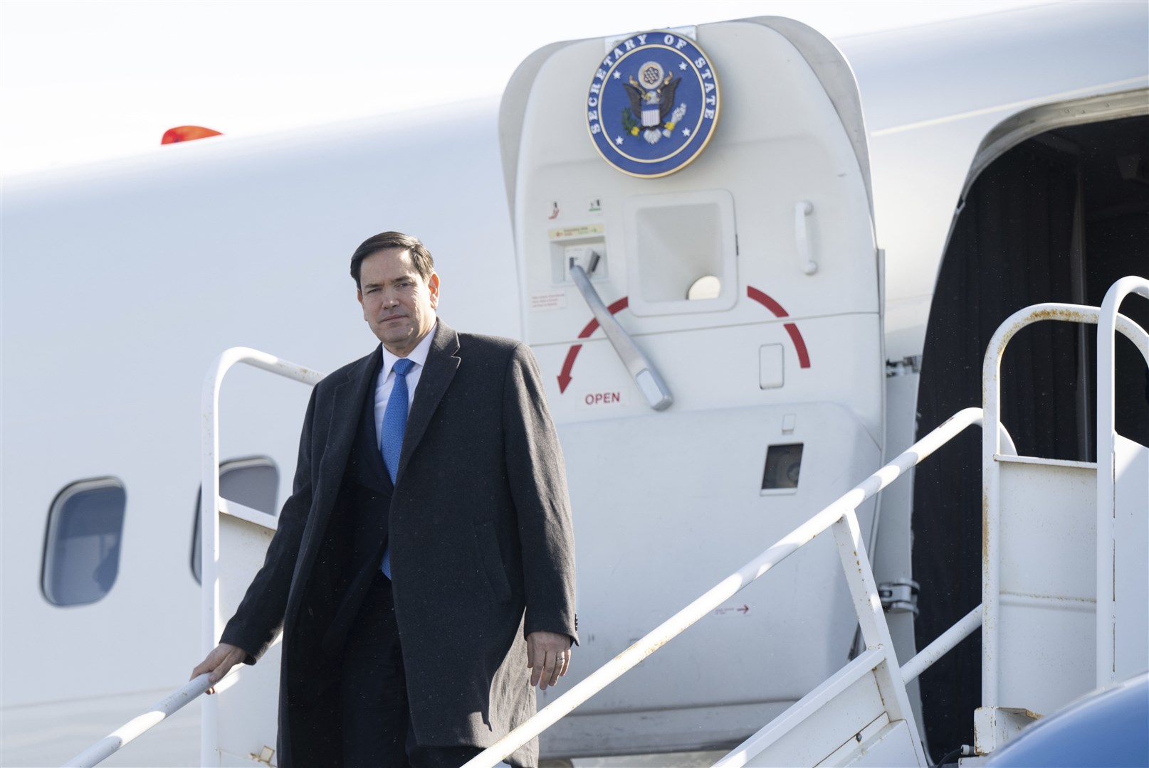 Marco Rubio has suggested the US will not accept a G7 communique that is too critical of Russia (Saul Loeb/Pool Photo via AP)