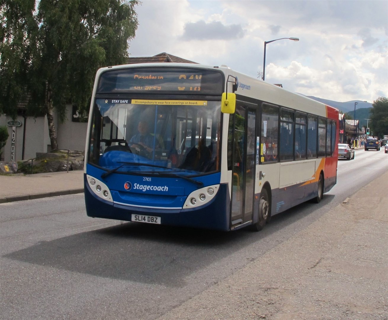 A Stagecoach bus.