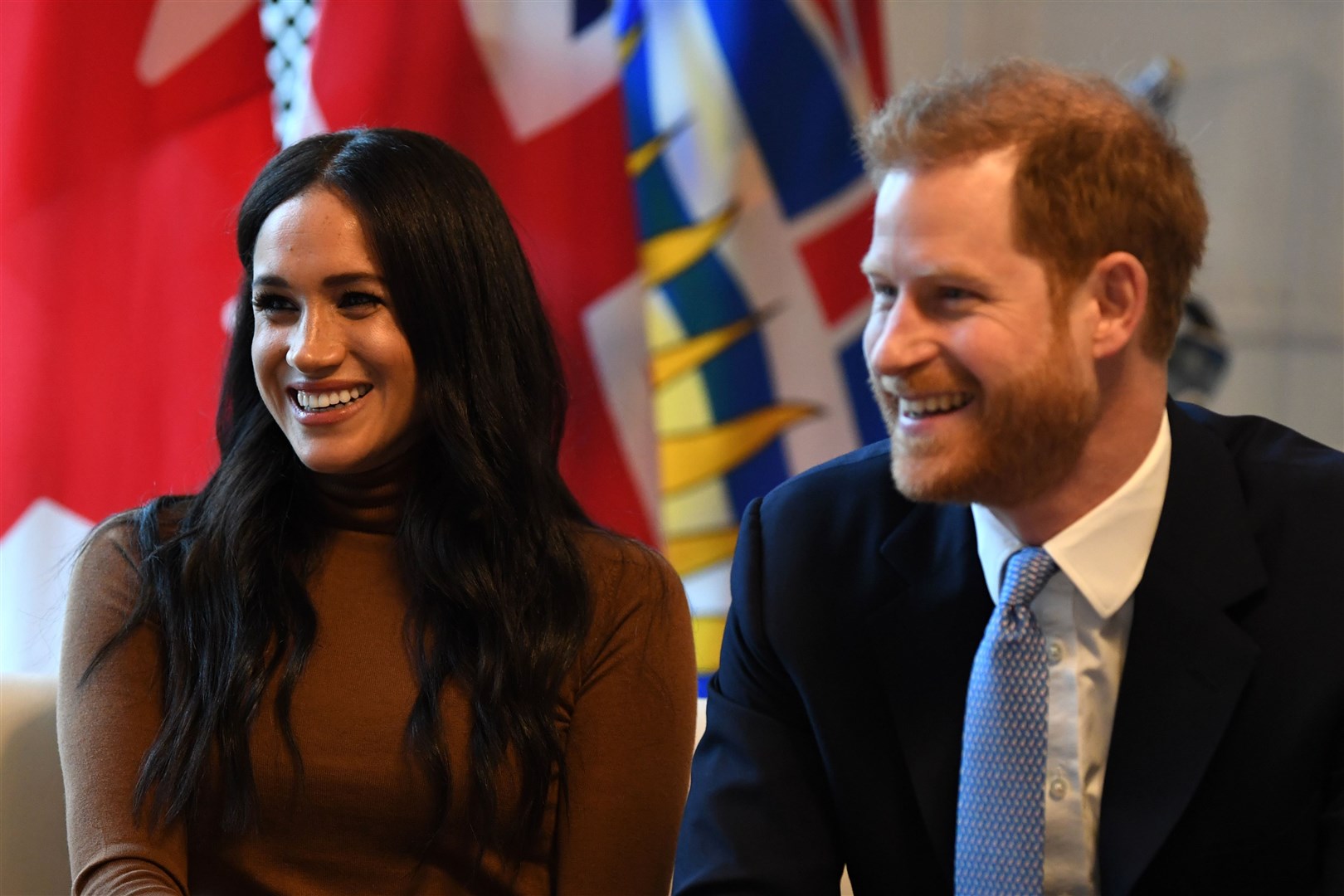 Just days after their visit to Canada House in January, Harry and Meghan announced they wanted to step down as senior royals (Daniel Leal-Olivas/PA)