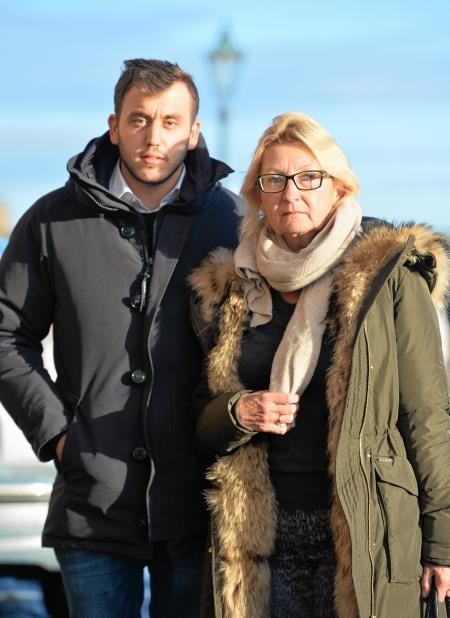 Jonas and Ursula Hayajneh at the Inverness court