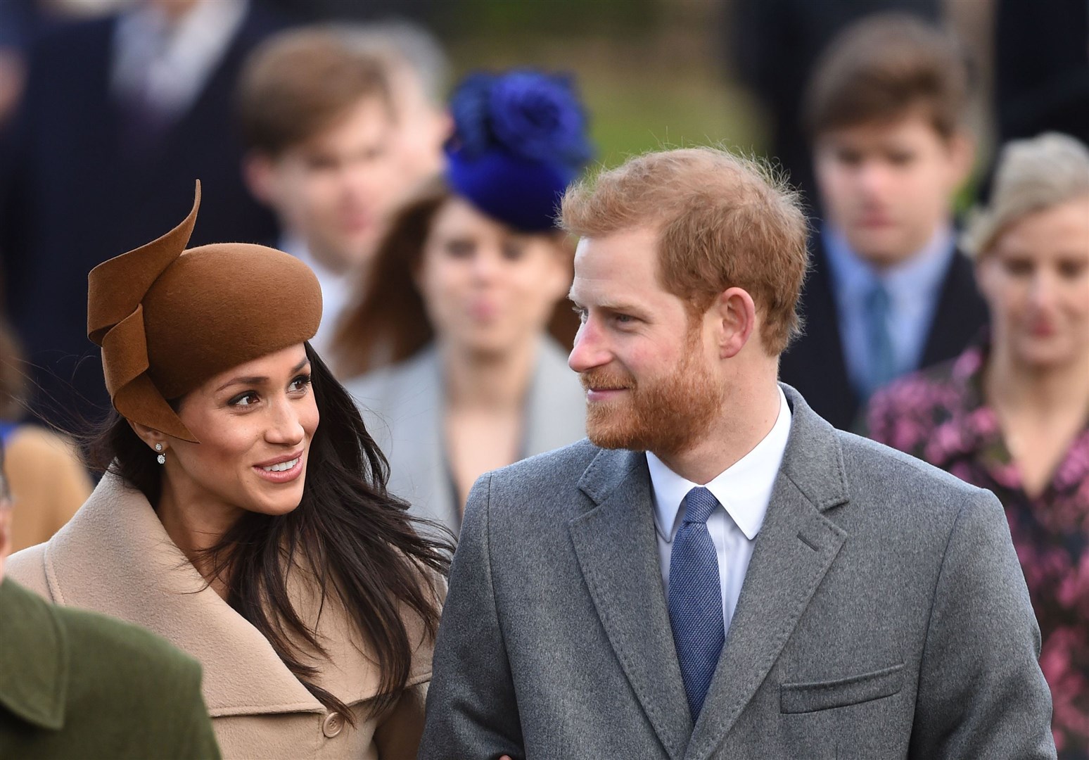 Harry and Meghan have not yet said whether they will be in the Abbey for Charles’s coronation (Joe Giddens/PA)
