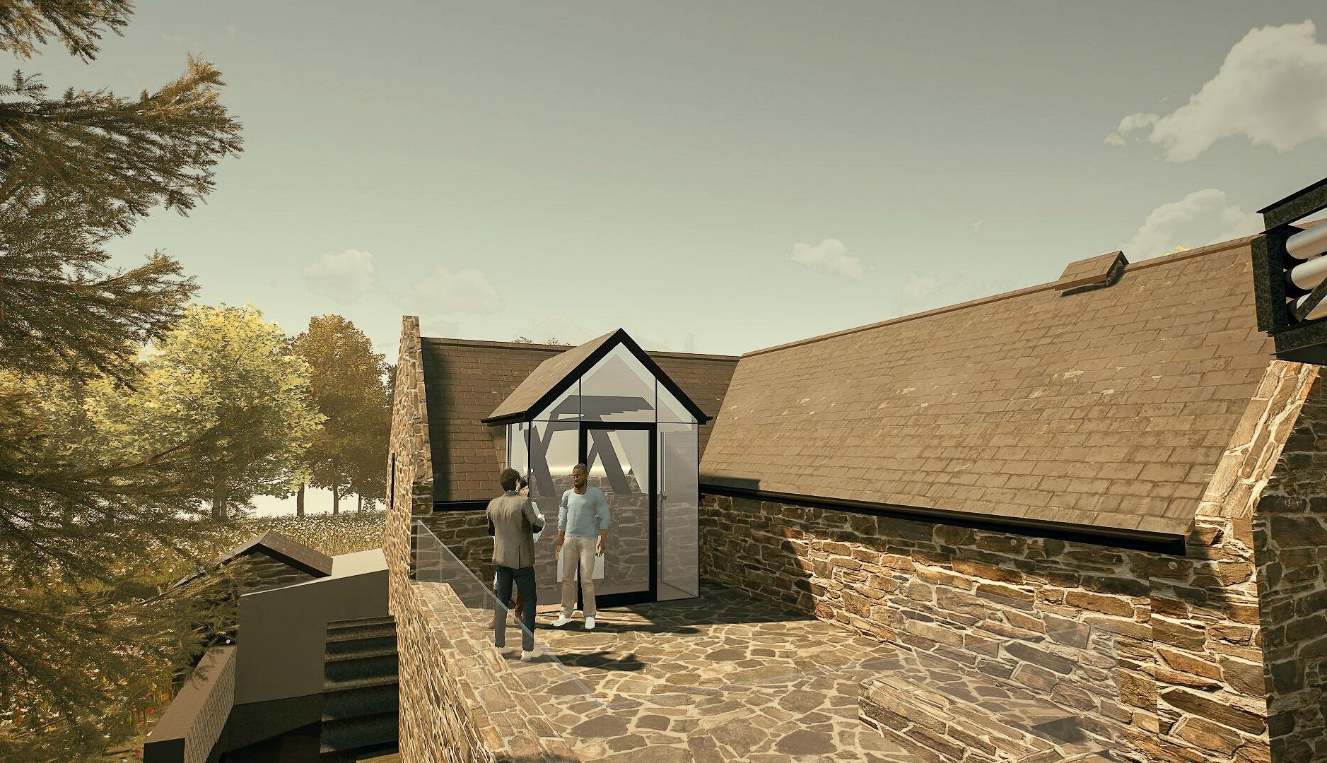 Glasgow Whisky want to make the most of the great views from the site by Kingussie just off the B9152.