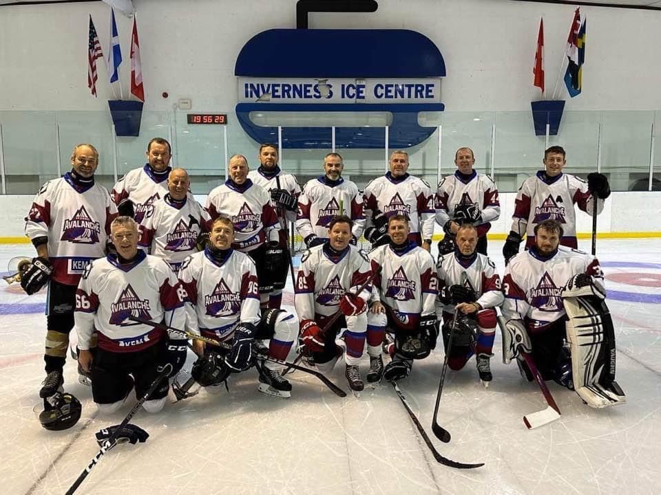 Members of the Aviemore Avalanche team who won and are the first senior side to represent the village since 1999.