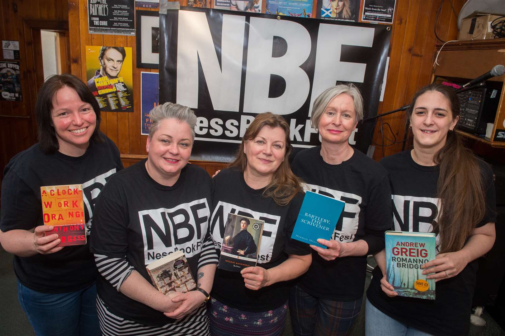 NessBookFest will be back this year. In the picture from a past event: Barbara Henderson, Emma Hamilton, Liza Mulholland, Pauline Mackay and Alicia Socas. Picture: Callum Mackay.