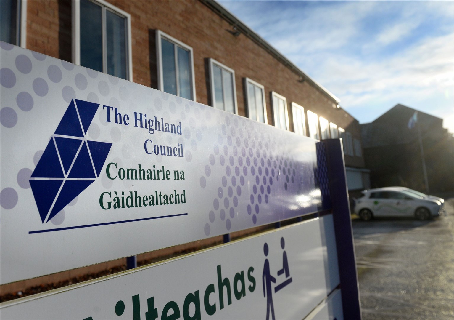Highland Council headquarters in Inverness. Picture: Gary Anthony.