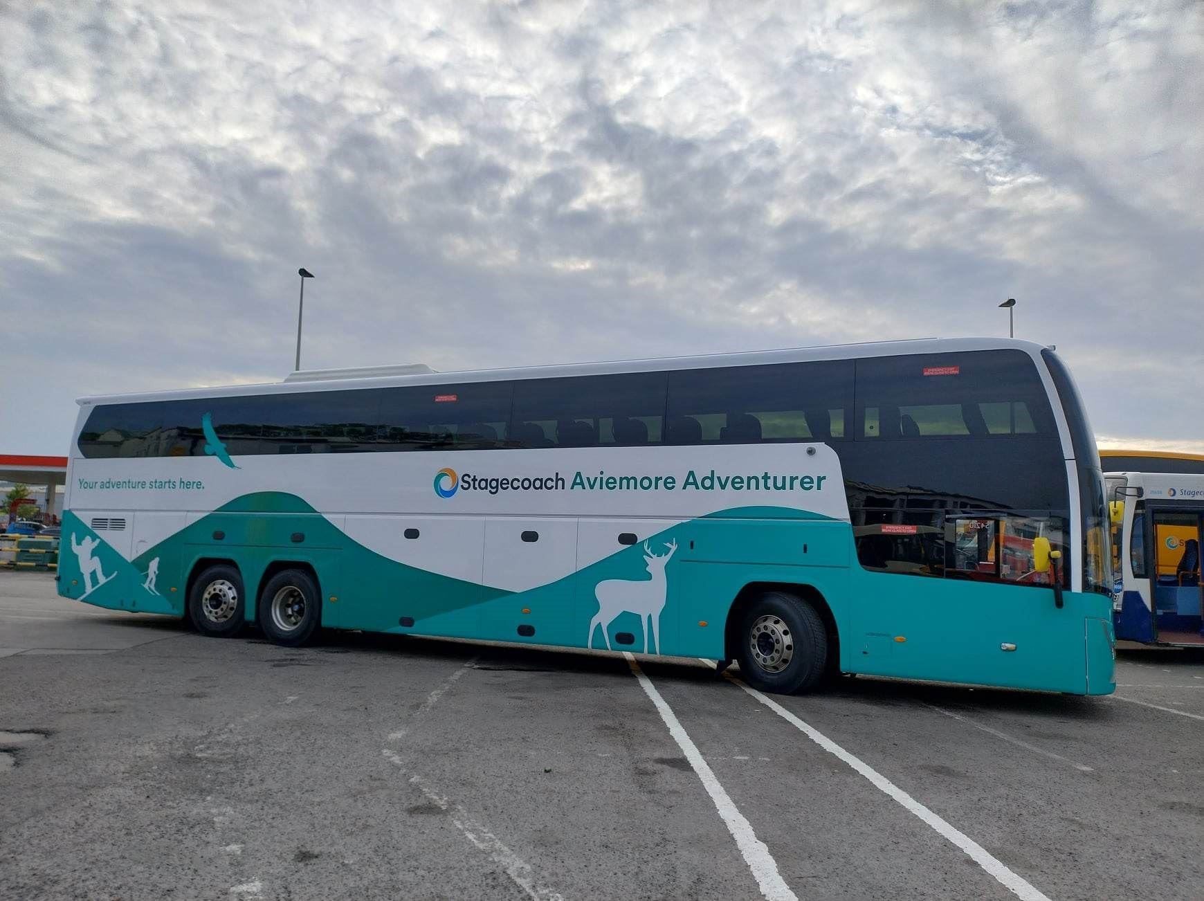 The new Aviemore Adventurer run by Stagecoach.