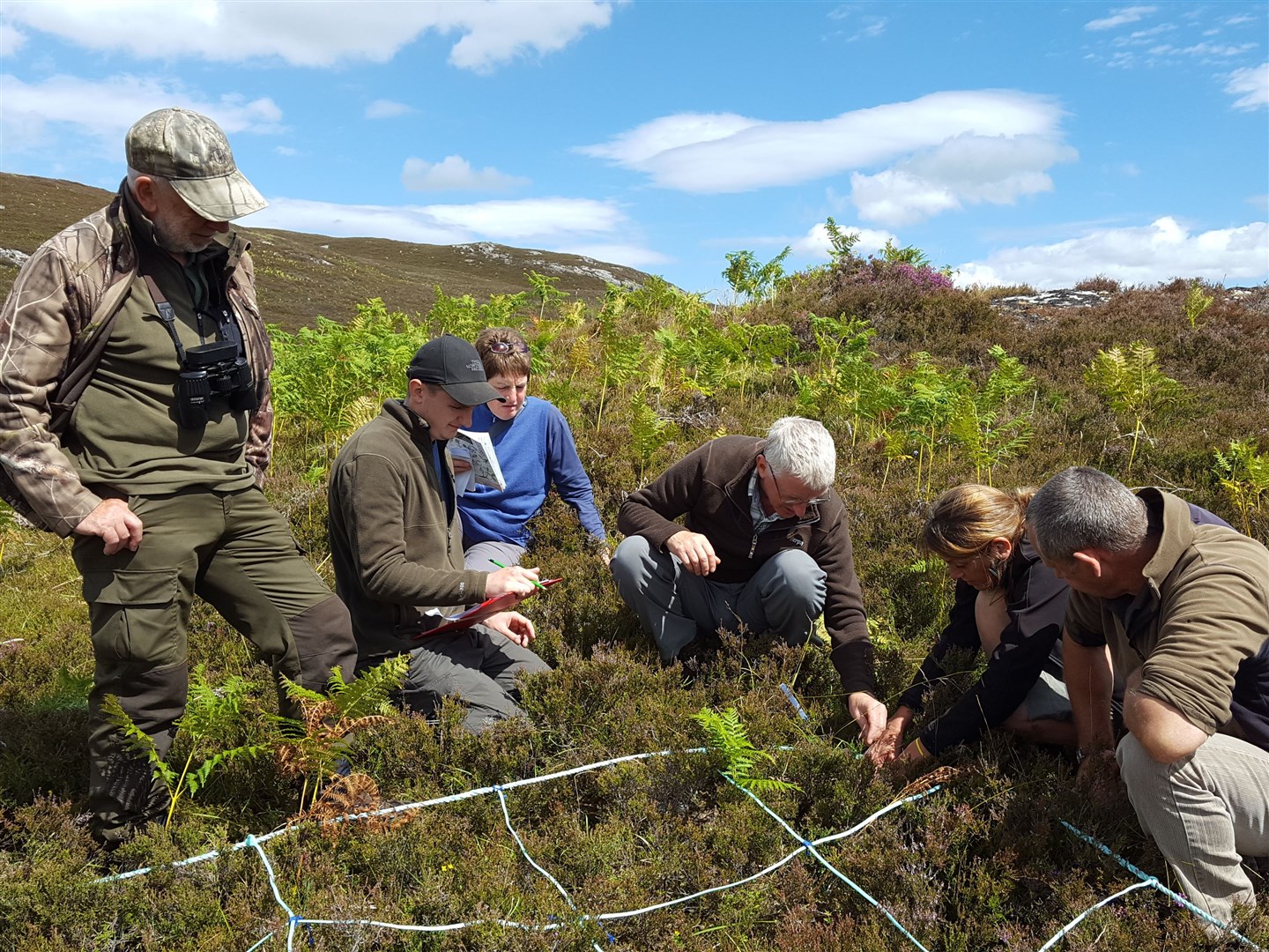 Youngsters have been learning about rewilding in the Highlands
