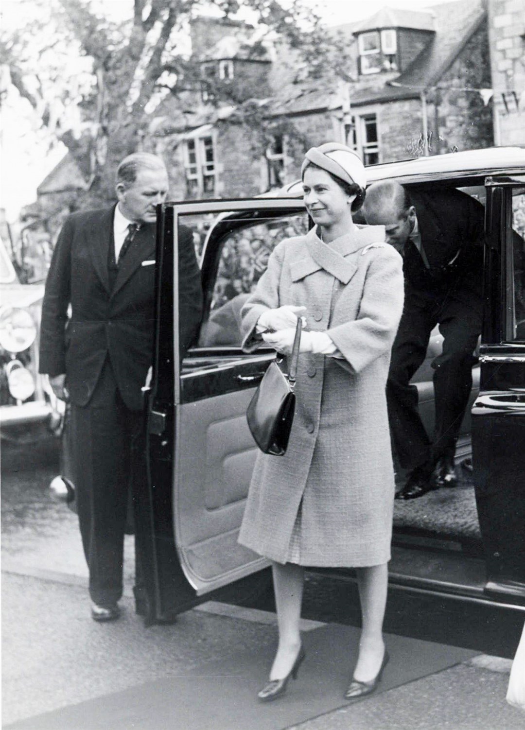 The Queen at Grantown, Aug 1961. Picture: Am Baille