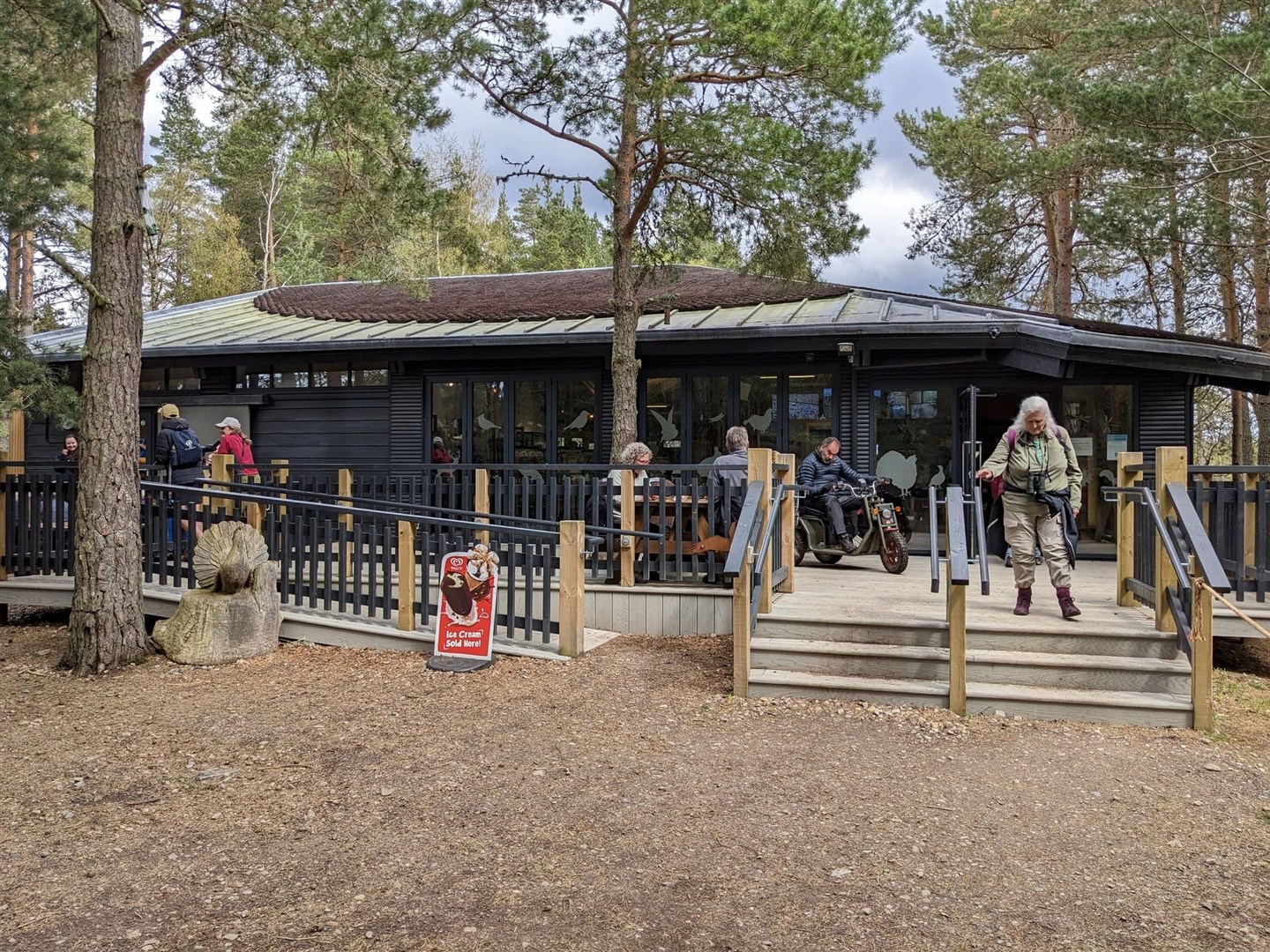 Wing clipped: the RSPB's nature centre at Loch Garten is to lose its shop in the New Year.