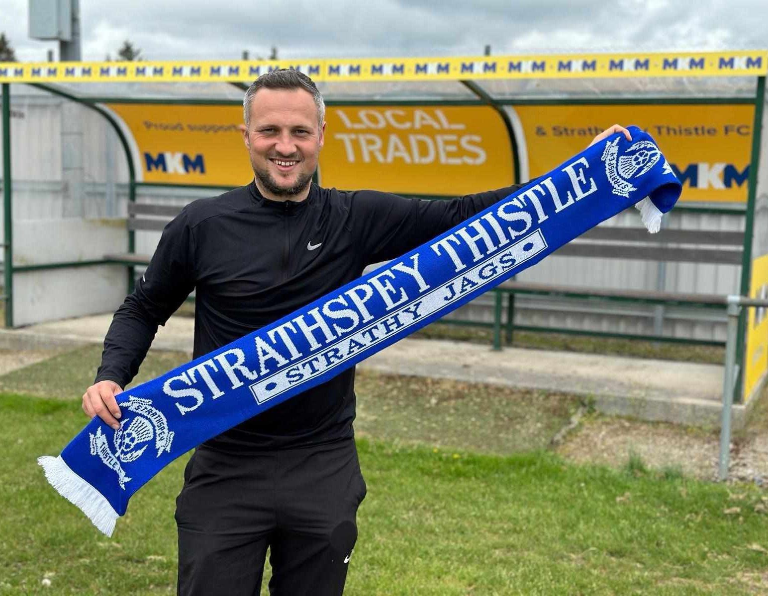 New signing Liam Baxter. Picture: Strathspey Thistle FC