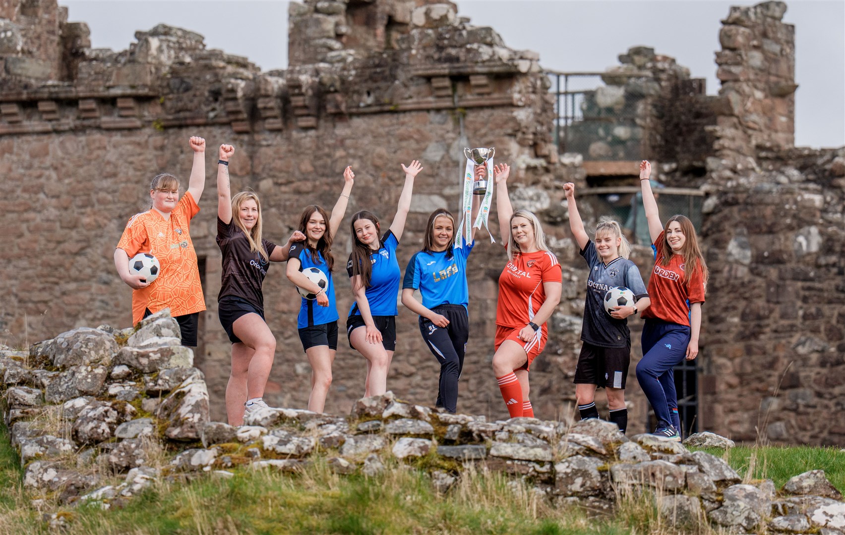 Scottish Women's Football and Scottish Power hosted the launch of the 2025 Highlands and Islands League season at Urquhart Castle.