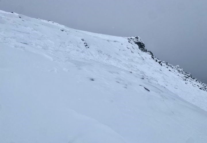 The scene of a previous naturally-triggered avalanche in the Cairngorms. Picture: SAIS