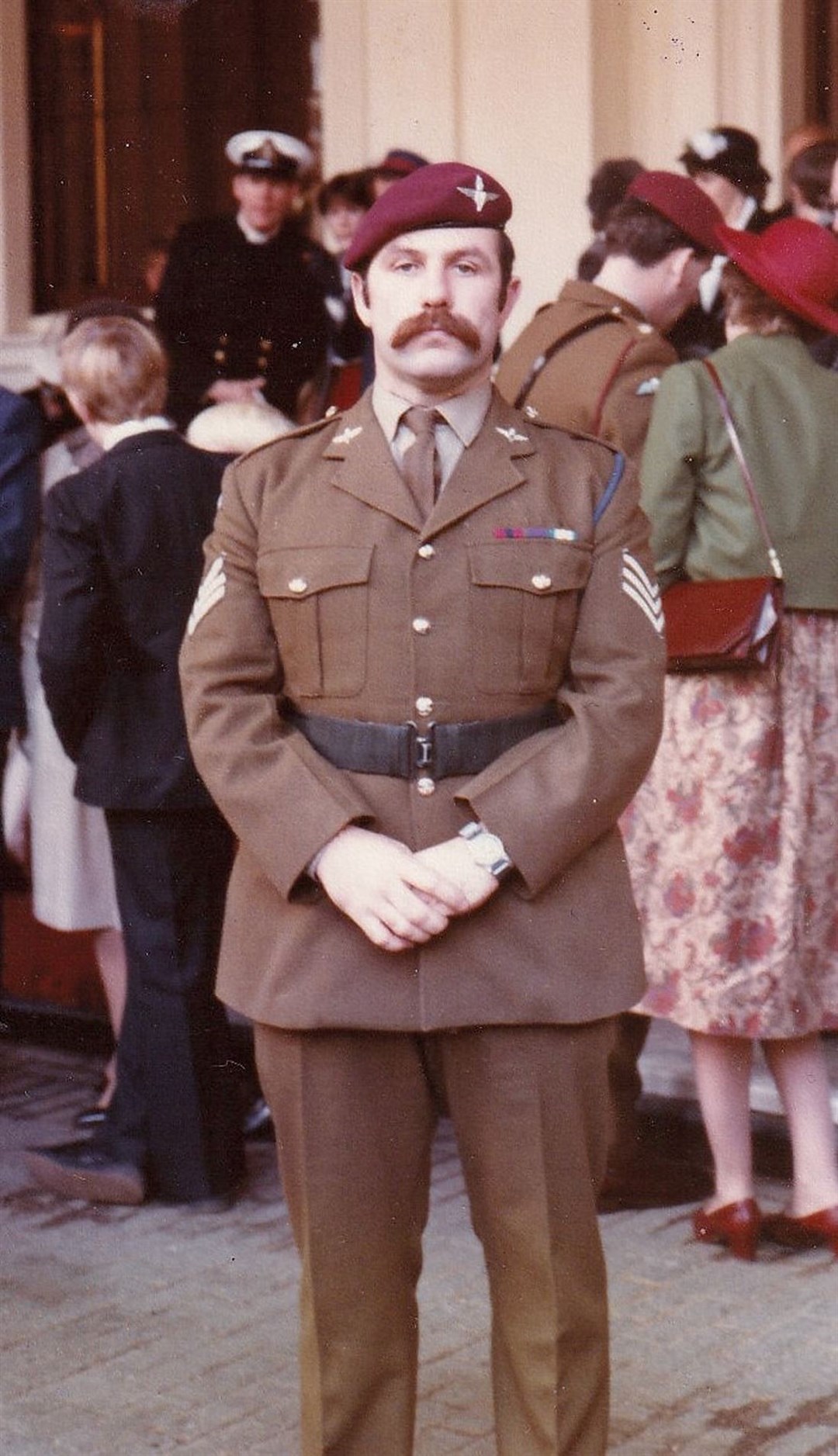 John Meredith, who served in the Parachute Regiment, is selling his medals (Dix Noonan Webb/PA)