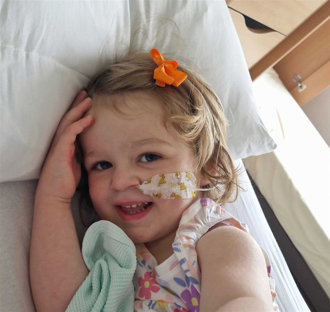 Little Lenny McConnell has started undergoing chemotherapy this week at the Royal Aberdeen Children’s Hospital.