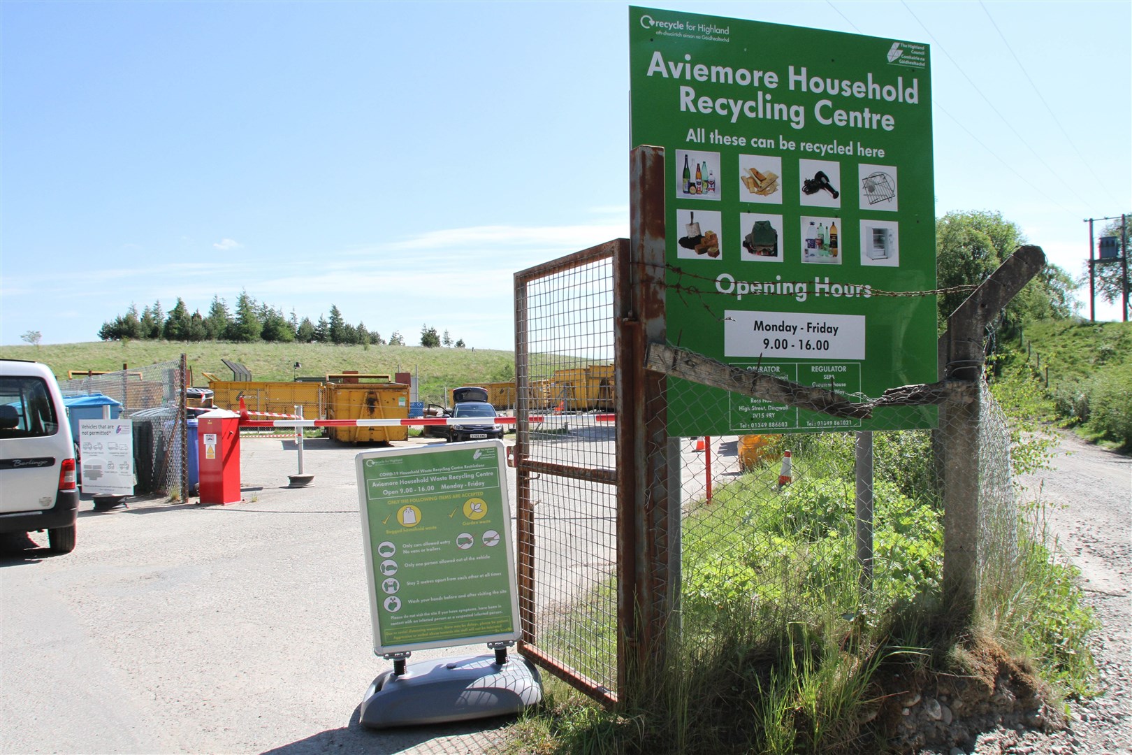 Granish household waste and recycling centre has reopened to more items from today.