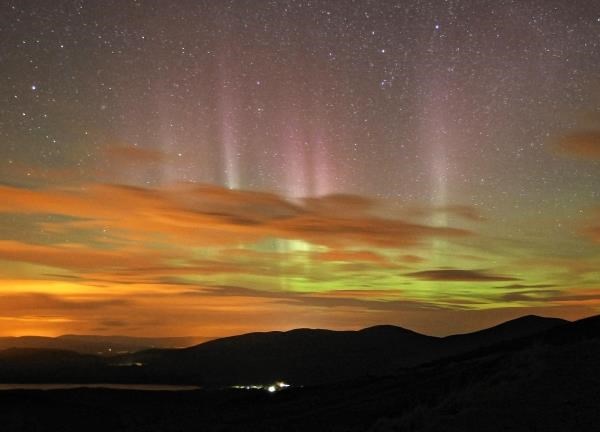 The Northern Lights over Loch Morlich (Peter Diender)