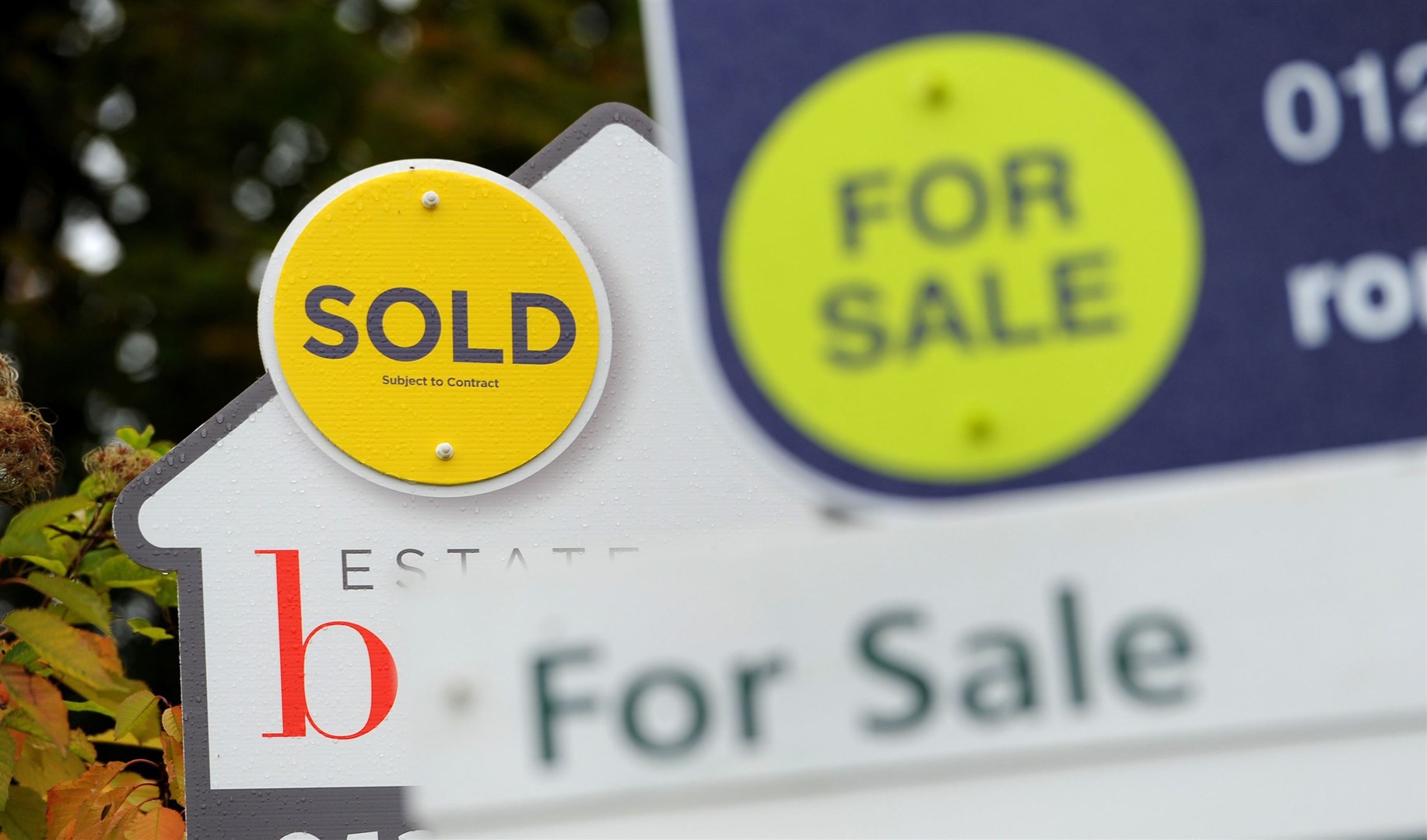 No change in the base rate means mortgage rates will stay high (Andrew Matthews/PA)