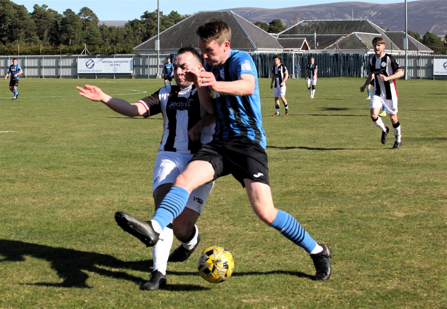 Daniel Whitehorn (right) - pictured in action against Wick.