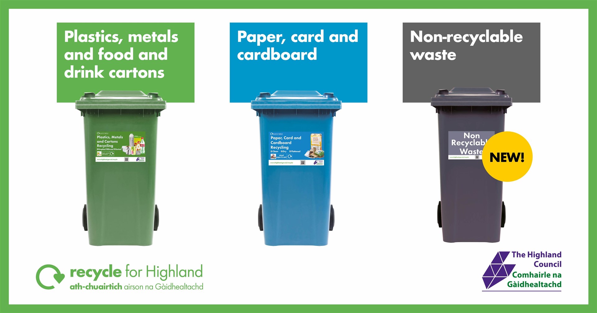 Highland Council overhauled bin collections in Badenoch and Strathspey in the early Autumn.