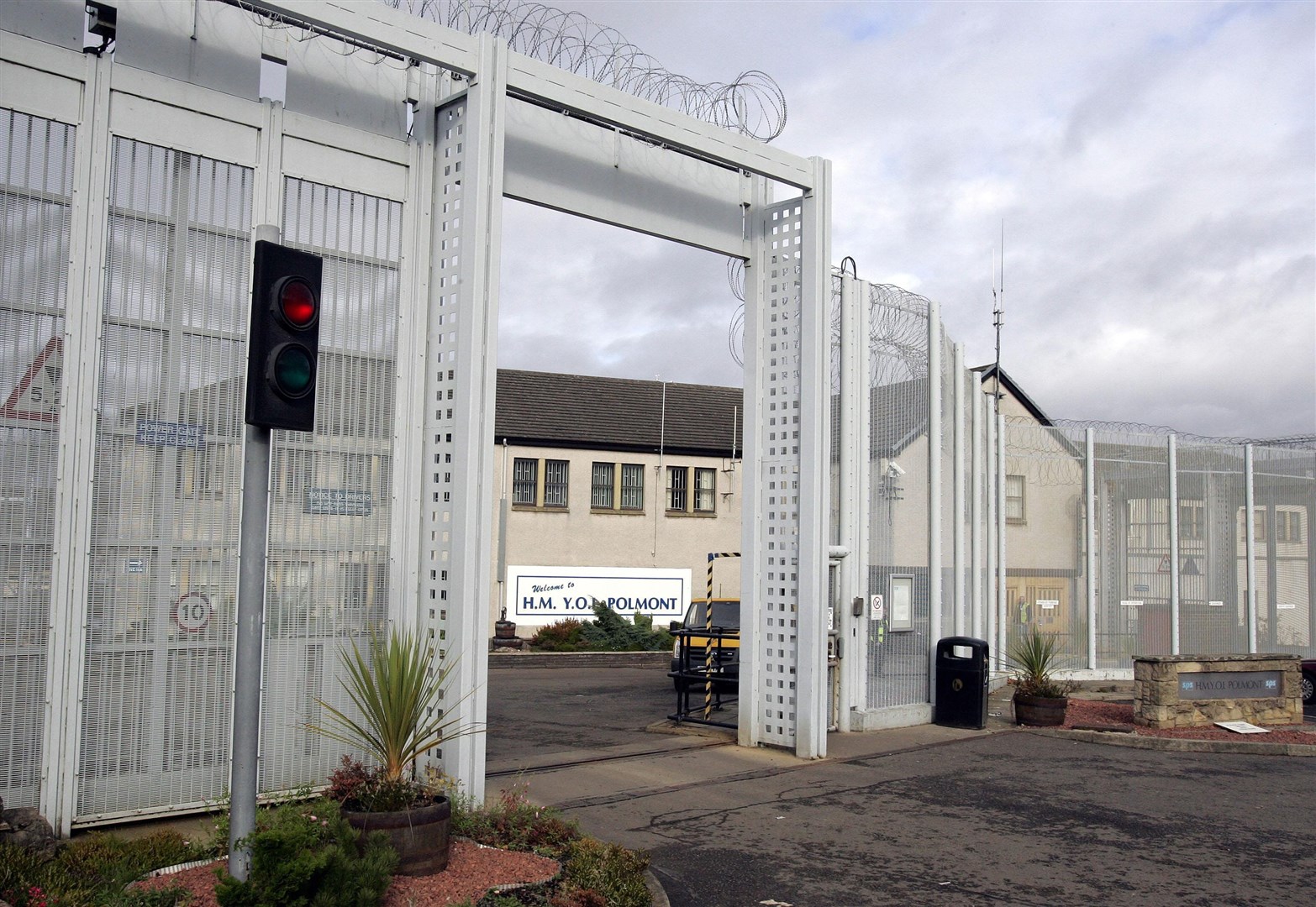 The two young people were being held at Polmont Young Offenders Institution (Andrew Milligan/PA)