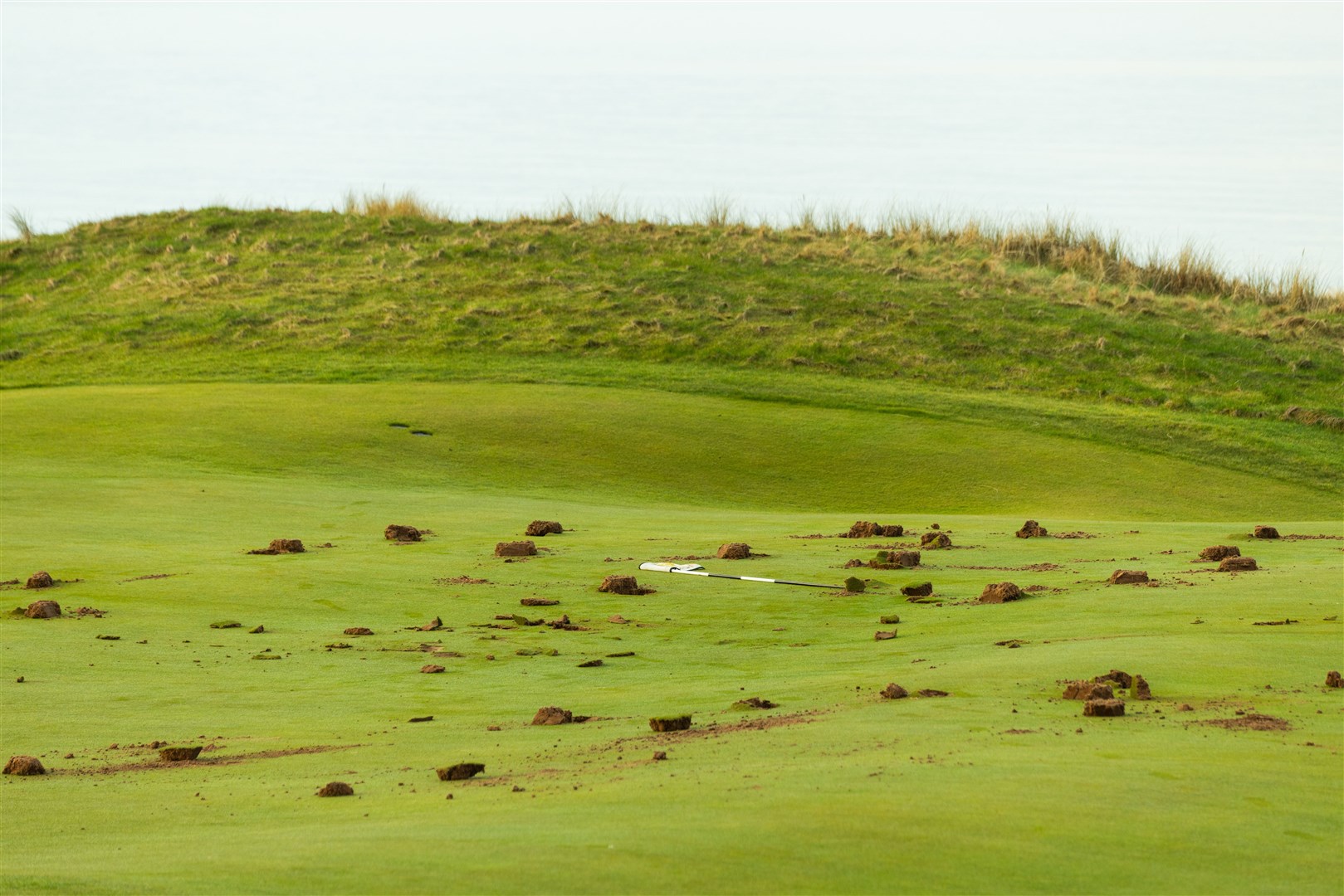 Damage to Trump Turnberry (Milo Chandler/PA)