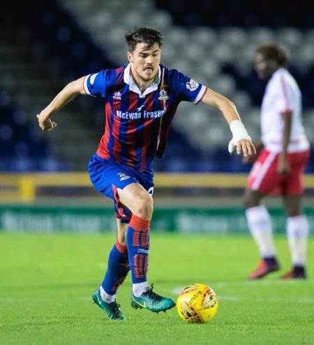 Charlie Trafford scored in the 3-2 defeat to Ross County.