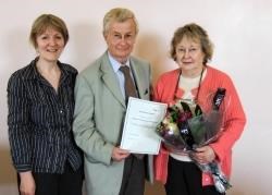 From left: Jo Cowan, development officer north, Age Scotland, Dr Ian McNamara, of the Highland Senior Citizens’ Network with Sheila MacKay.