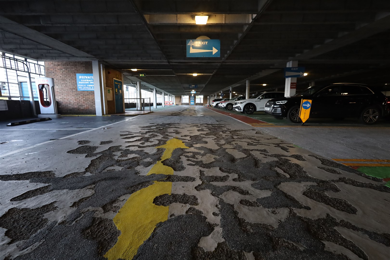 Rose Street multi-storey car park.