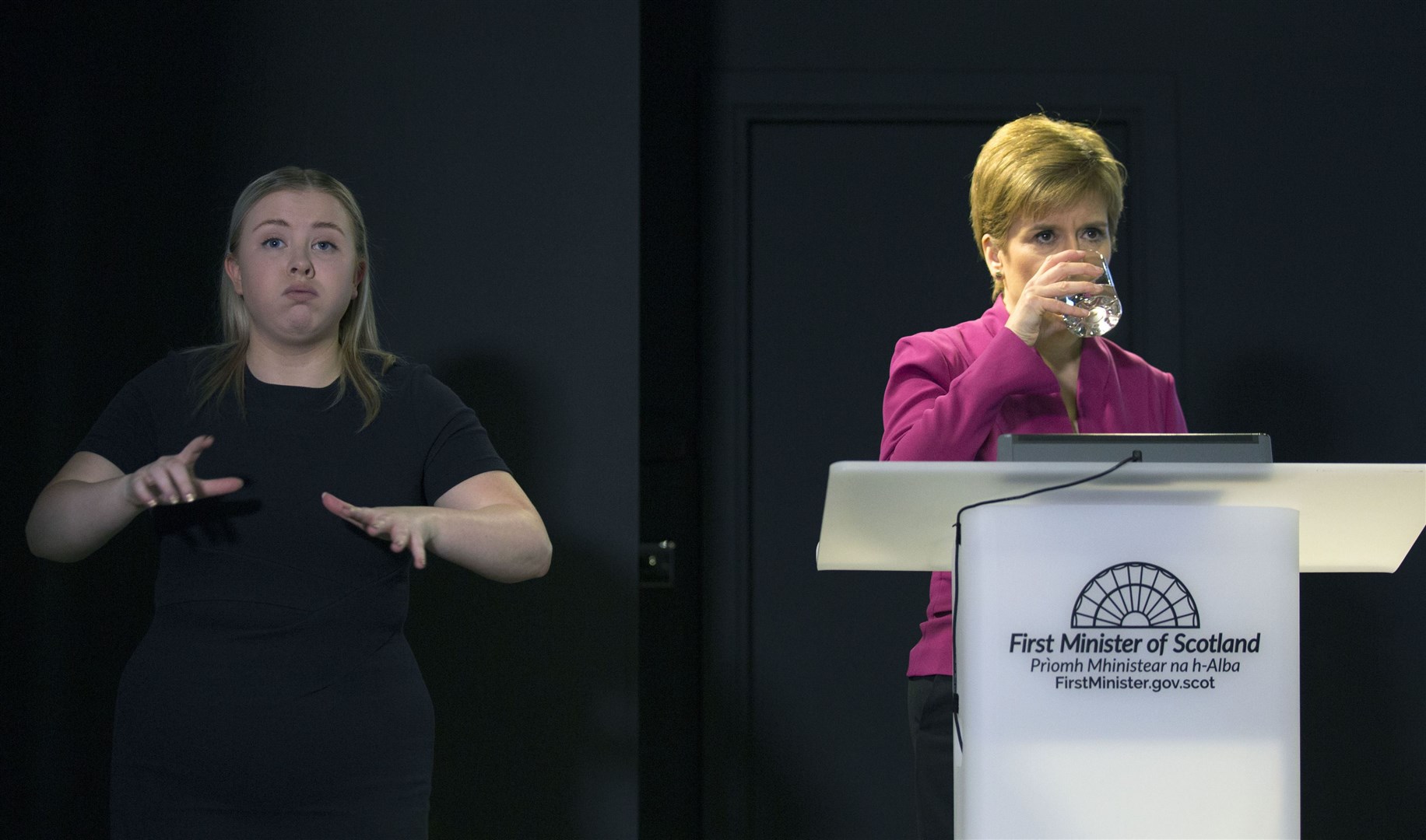 First Minister Nicola Sturgeon
