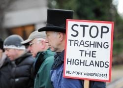There has been an outcry over the number of wind farms planned for on the boundary of the Cairngorms National Park
