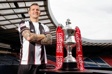 Elgin City skipper Jon-Paul McGovern is dreaming of getting his hands on the Ladbrokes League 2 trophy next May. SNS