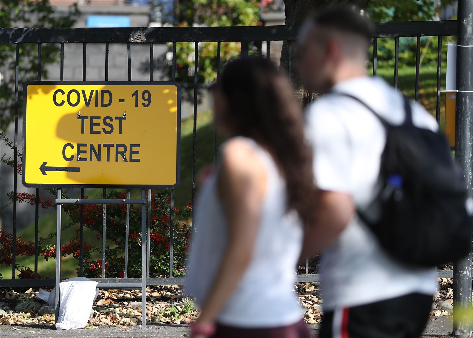 A number of coronavirus testing sites have been set up on university campuses (PA)