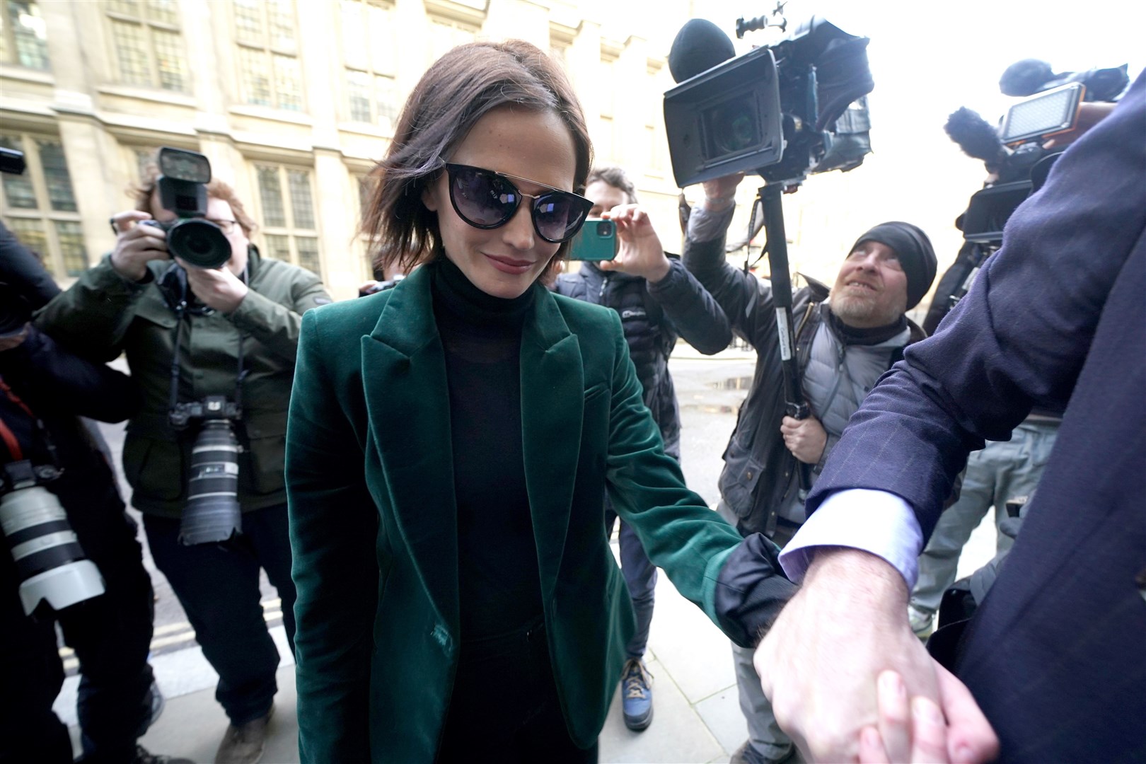Eva Green gave evidence over two days earlier in the trial (Yui Mok/PA).